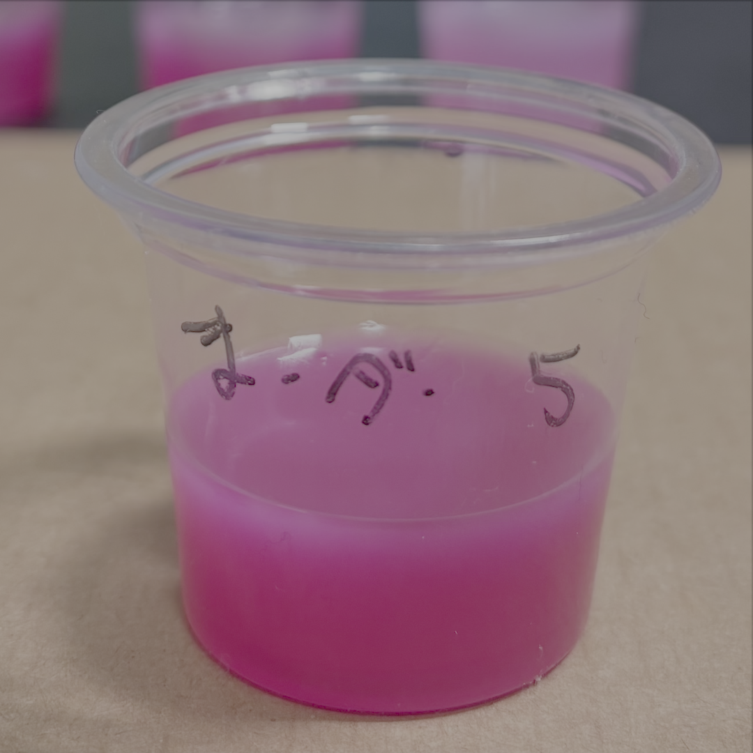 まさる ダリア 5滴（硬化後）