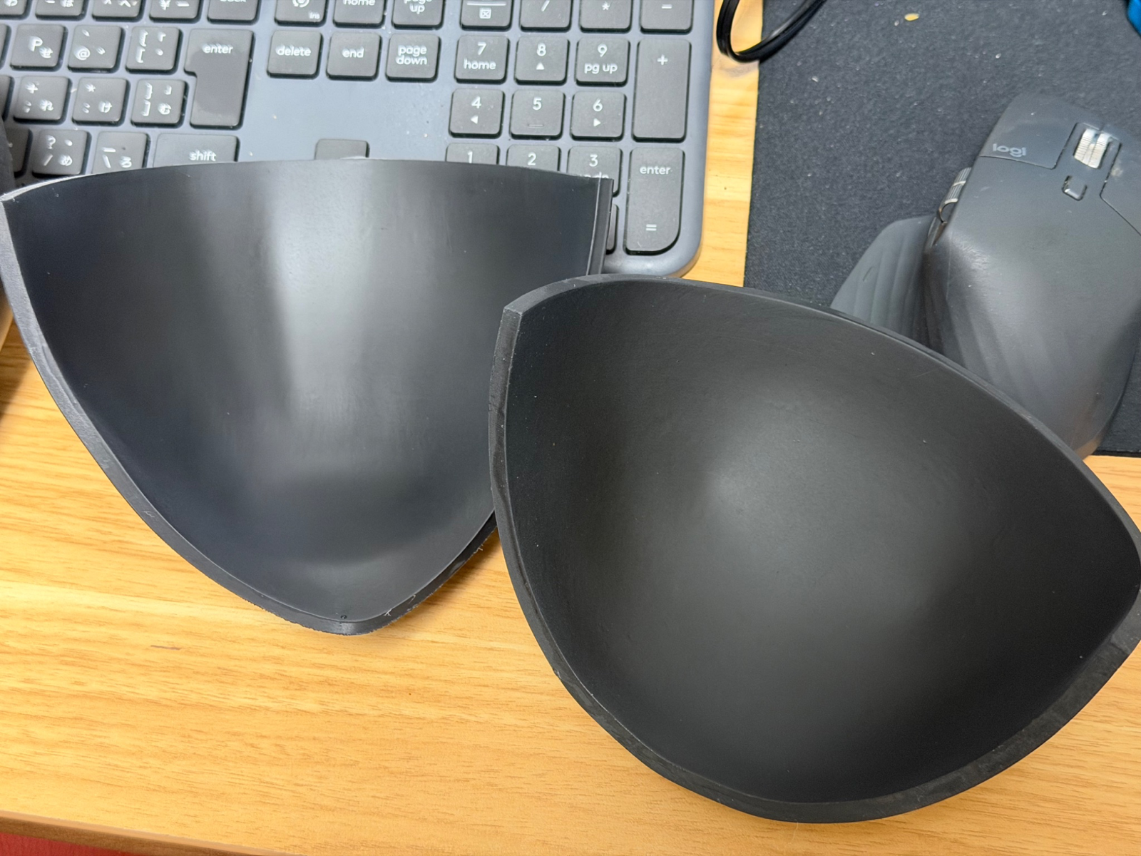 マット加工した型
